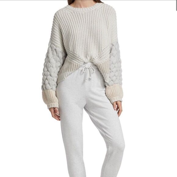 Splendid cable knit Margo Sweater - Picture 2 of 10